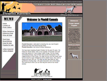 Tablet Screenshot of pinehillkennels.com